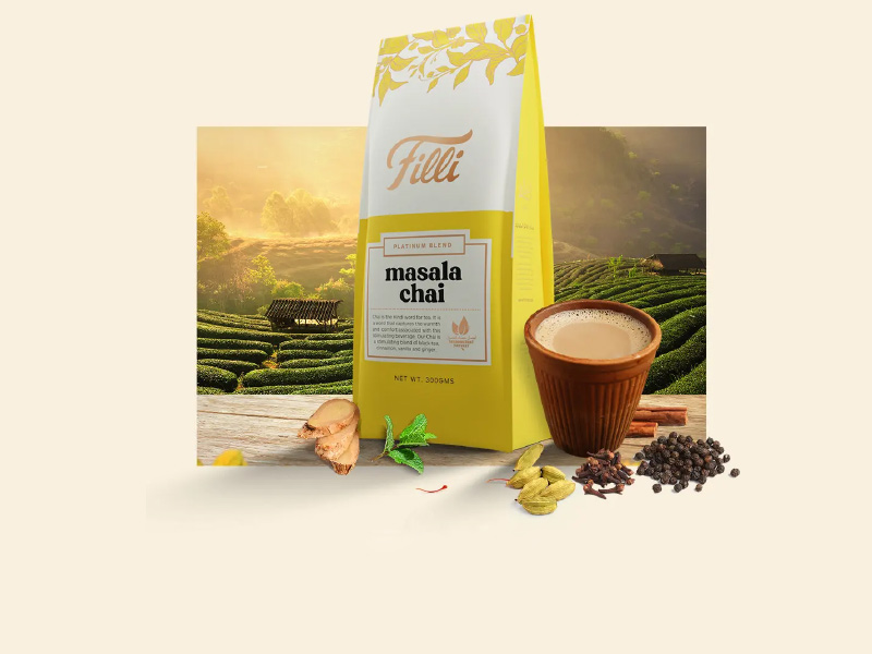 FiLLi Cafe Masala Chai 300 Grams - FiLLi Zafran Tea Powder