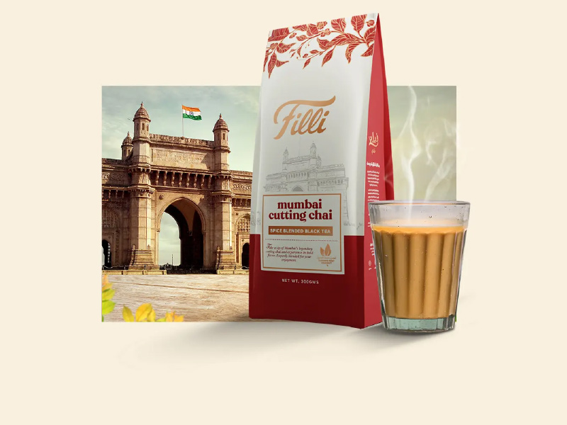 FiLLi Cafe Mumbai Cutting Chai - FiLLi Zafran Tea Powder