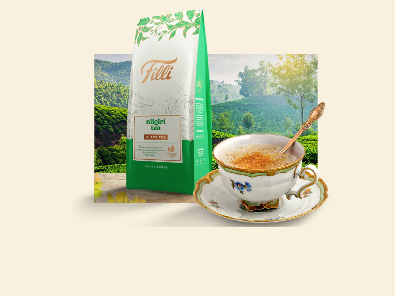 FiLLi Cafe Nilgiri Tea 300 Grams - FiLLi Zafran Tea Powder