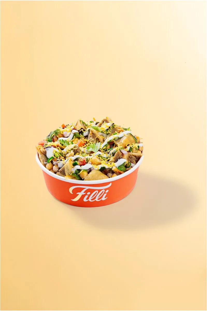 Punjabi Samosa Chaat - FiLLi Cafe