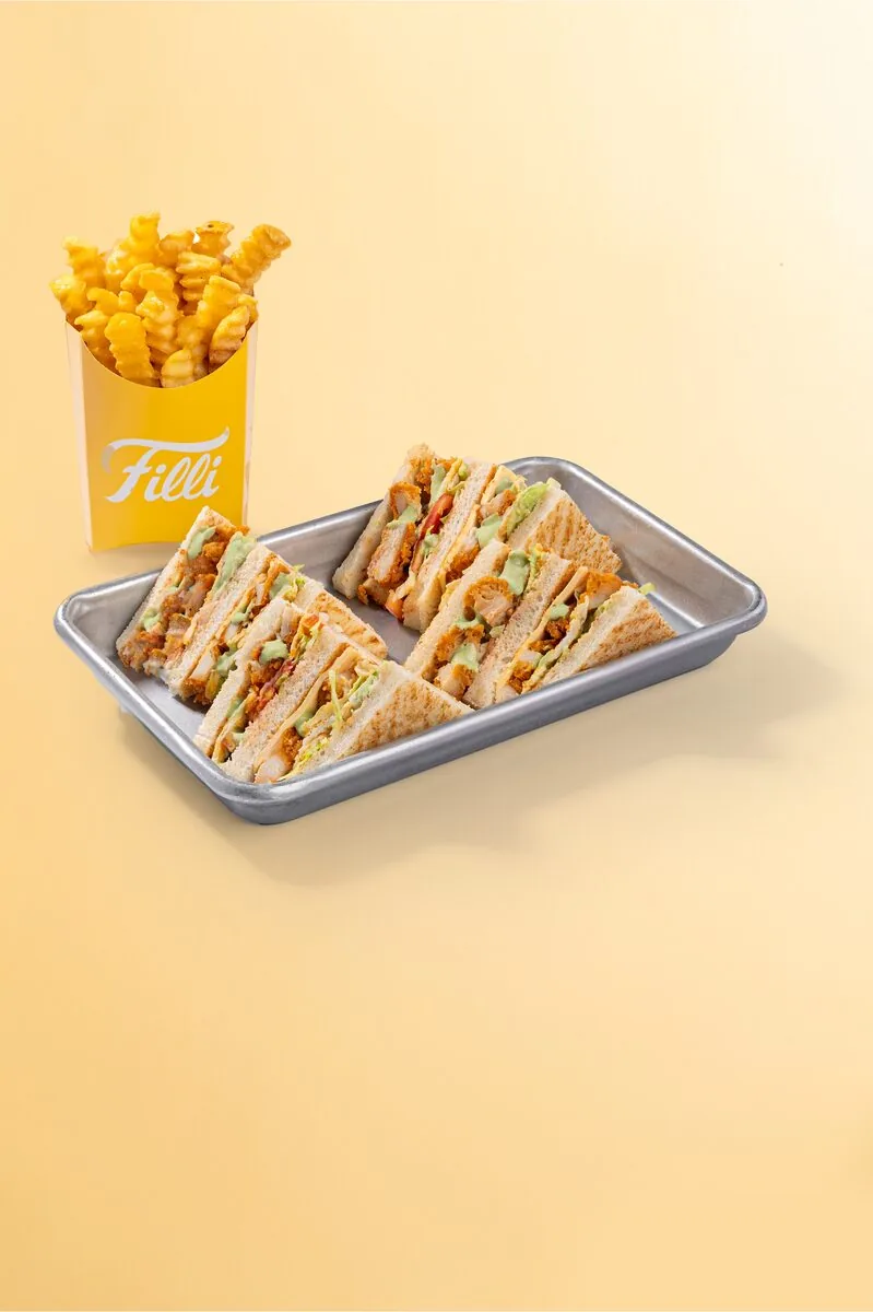 FiLLi Club Sandwich (Chicken) - FiLLi Cafe