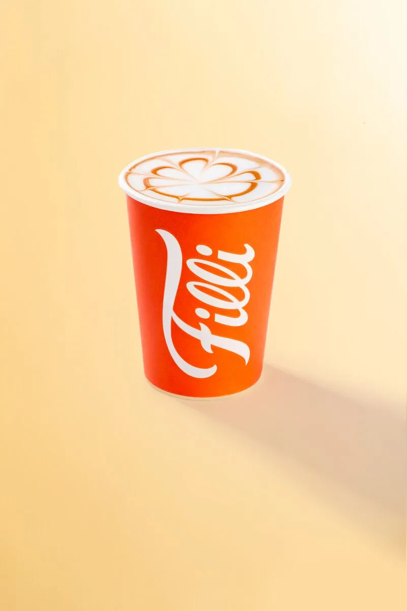 Hot Caramel Latte - FiLLi Cafe