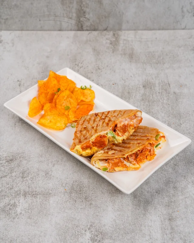 Butter Chicken Lacha Melt - FiLLi Cafe