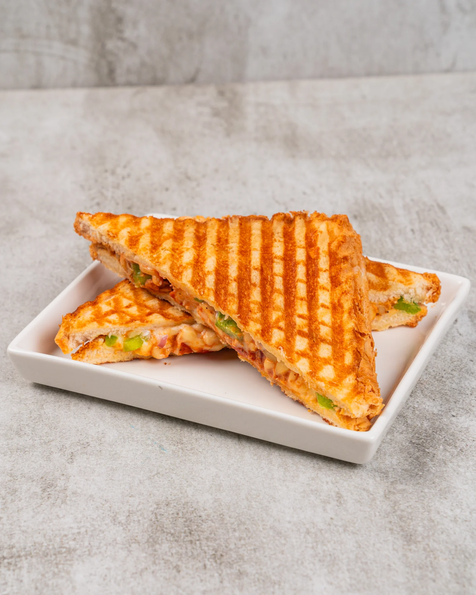 Paneer & Capsicum Toastie - FiLLi Cafe