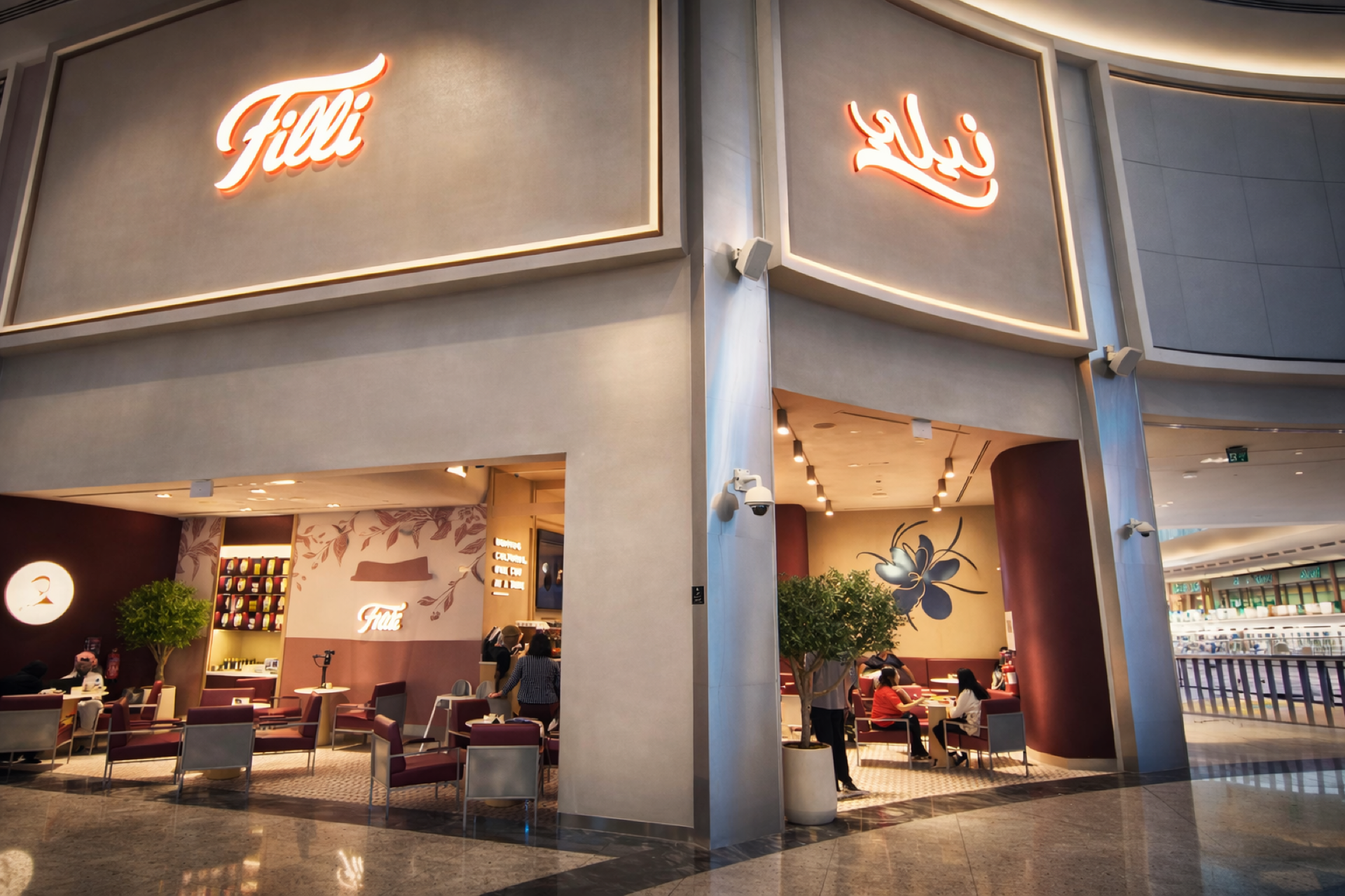 FiLLi Cafe Mall of Qatar storefront